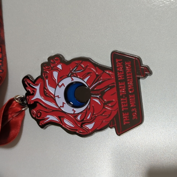 The Tell-Tale Heart Virtual Race Medal 30.3 Miles - Picture 2 of 3
